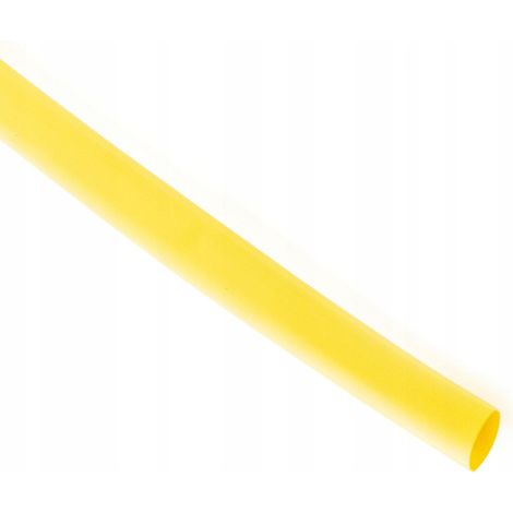Wärmeschrumpfschlauch 8 mm 10 cm gelb 5 Stück.