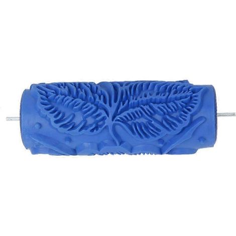 Rouleau de 15 cm à motif floral bleu (1/5)