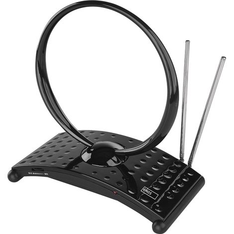 Antenne d'intérieur Design J0701, antenne numérique Active pour réception Full HD DVB-T/T2, Dab, avec Filtre LTE/5G intégré et amplificateur de Signal, réception de Signal 0-25 km (1/5)