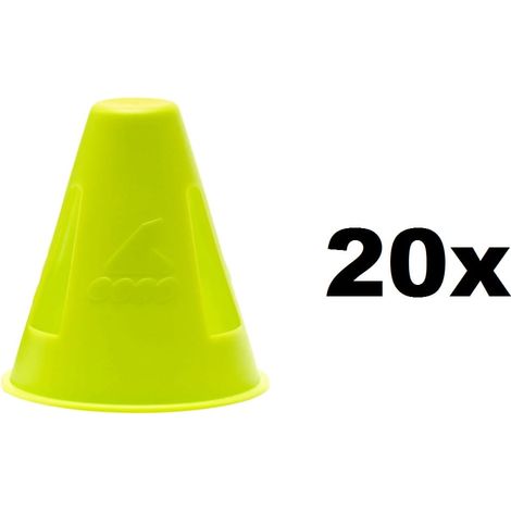 Rollerblade SPORT CONES Slalombecher 20 Stück Limette