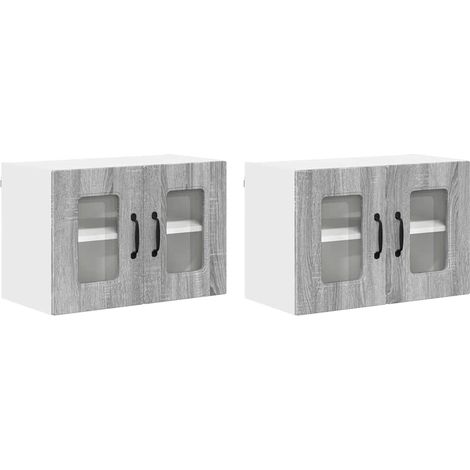 Meuble mural de cuisine,Armoire de cuisine 2 pcs Gris Sonoma 60 x 31 x 40 cm CFW36740 (1/5)