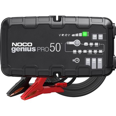 Chargeur NOCO GENIUSPRO50 6V (50A) /12V (50A) /24V (25A) Compatible batteries Plomb et, Lithium (1/2)