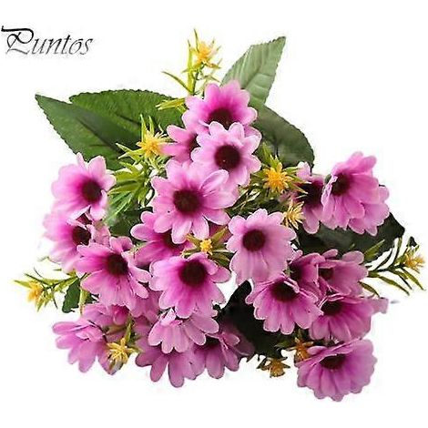 Fleur artificielle réaliste aux détails soignés, ne se fane pas, ne nécessite aucun arrosage, longue durée de vie. Accessoire photo, centre de table, décoration pour mariage et fête.rose foncé (1/5)