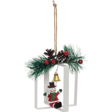 SDN MET GIFT DECO BN 11CM - Atmosphera créateur d'intérieur (1/2)