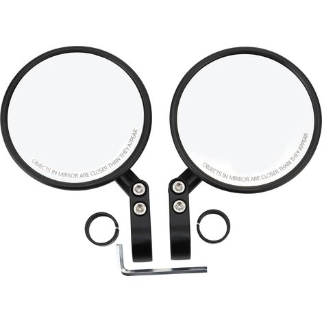 GOOFIT Verstellbarer Motorrad- und Fahrrad-Rückspiegel, Lenker universell 22-24 cm (1/4)