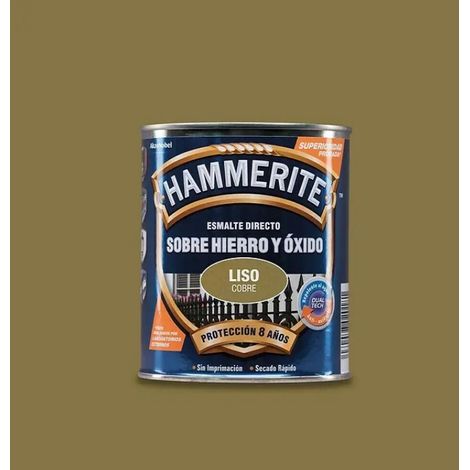 Hammerite Esmalte directo sobre hierro y óxido Liso Brillante Cobre 750 ml