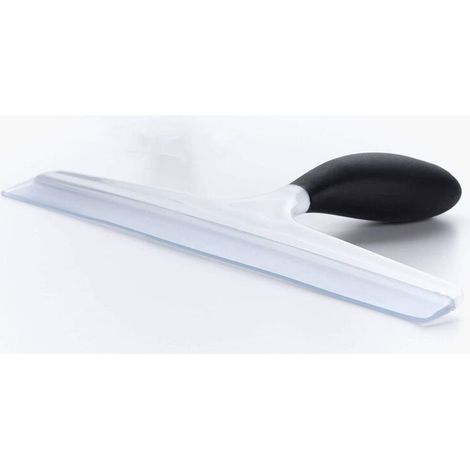 Good Grips, Raclette de nettoyage multi-usages, Raclette de salle de bain pour douche et sol, Blanc (1/5)