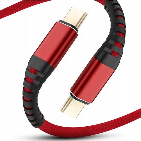 Schnelles USB-C-zu-USB-C-Kabel, robustes Handykabel, 100 W PD, 200 cm, Koanni