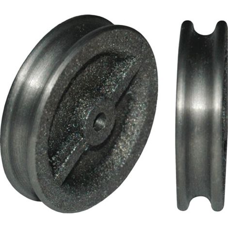 HBS-BETZ  Rullo uccello  470  Ghisa  D.50mm  Portata max.18kg  Gola 6mm  -  63160 (1/2)