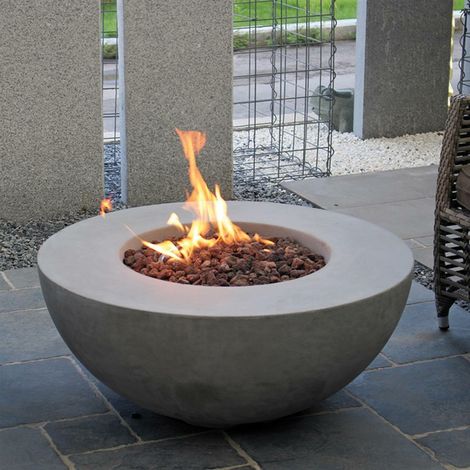 Elementi Gasfeuerstelle "Ätna" in Beton-Optik (1/5)