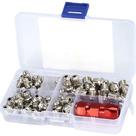 Schmiernippelsatz aus Metall, mechanisches Schmierteil (1/5)