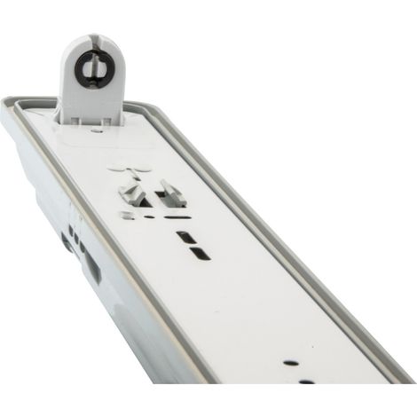 Luminaire linéaire étanche IP65 gris 65,5 cm 1x G13 18 W HERMAN Struhm (1/4)
