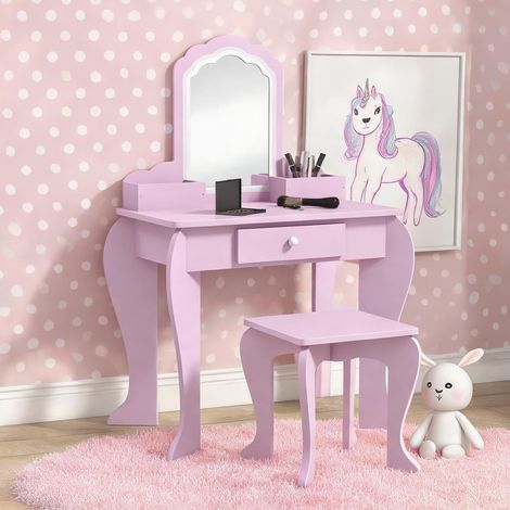 Lit enfant coloris rose en mDF Acrílico 55 x 36 x 86 cm (1/5)