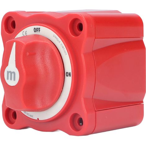 Interrupteur de coupure de batterie 300A, isolateur de circuit unique étanche IP66, coupe-circuit pour bateau, voiture, camion, remorque, camping-car. (1/5)