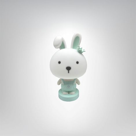Lampe décorative LED lapin - Verte (1/2)