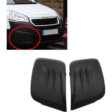 1 pair of 1613564580 SI-AT26335 fog light grille covers for 15-19 Peugeot Citroën (1/4)