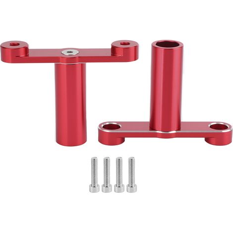 Support de phare moto avant fourche pour YAMAHA TMAX530 / TMAX530 SX/DX, fixation lumineuse, rouge (1/5)
