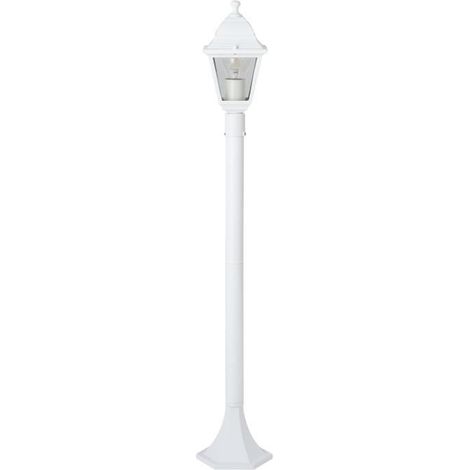 Lampadaire extérieur BRILLIANT NISSIE blanc E27 - 60W (1/4)