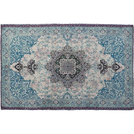Tapis Mandala Bleu (1/5)