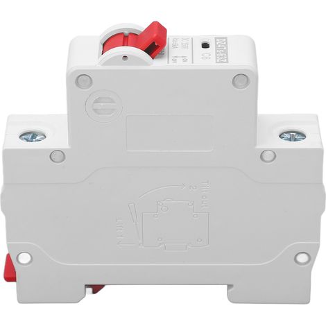 Leitungsschutzschalter 1P 6A DC250V, Abschaltvermögen 6000A, Schutzart PA66, Gleichstromschutzschalter, kompakter automatischer Schalter (1/5)