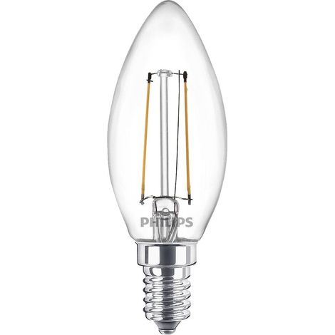 Philips Lampadina LED Candela 2W Bianco caldo Classico (1/5)