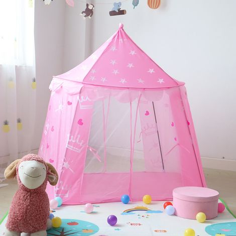 Pink Indoor Play Tent for Kids (1/3)