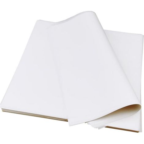 Papier sulfurisé antiadhésif 22x22 cm pour pizza et friture, jetable et résistant à l'huile. (1/5)