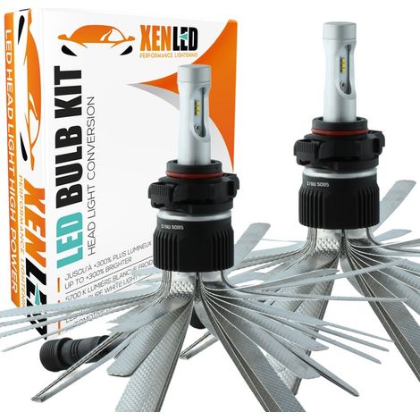 2 x Ampoules H16 LED 5202 XL6S 55W - 4600 Lumens haute puissance CANBUS - 12V/24V (1/5)