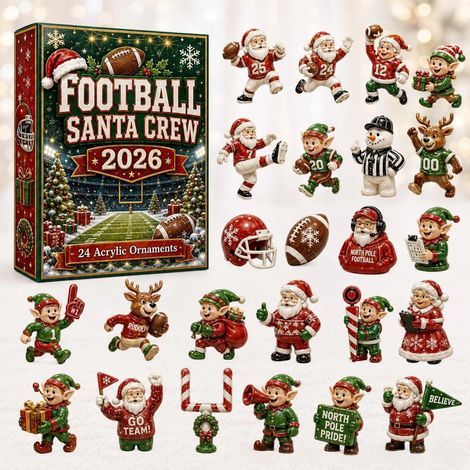 2026 Sport-Adventskalender 2D Rugby Weihnachtsüberraschungsbox