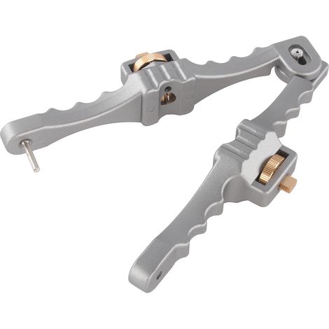 Outil dénudeur câble fibre optique réglable ouverture longitudinale gaine 10-25mm 2-288 âmes avec 2 têtes rechange alu (1/5)