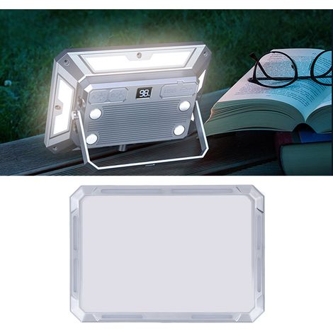 Tragbare LED-Arbeitsleuchte, wiederaufladbarer Außenstrahler, stufenlose Dimmfunktion, geeignet für Wandern, Arbeit, Autoreparaturen, Werkstätten usw. (1/5)