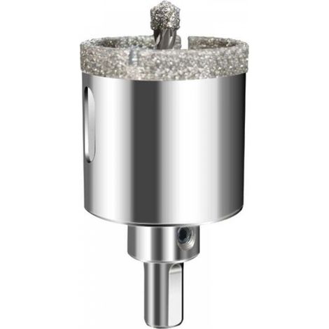 Scie Cloche Diamant 35 mm, Foret Diamant avec Foret Guidage Central, Scie Cloche Carrelage avec Revêtement de Surface en Diamant pour Coupe de Verre, Carrelage, Céramique, Marbre, Calcaire (1/5)