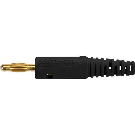 Schützinger DI FK 8 L Au / SW Fiche à ressort noir 1 pc(s) Y156782
