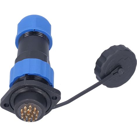 Connecteur d'alimentation étanche IP68, bride mâle/femelle, pour l'aviation, 250 V CA, 5 A, SP2014 broches (1/5)