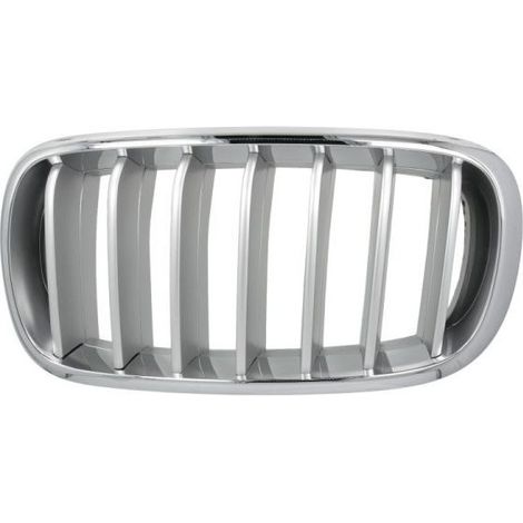 Grille de calandre avant gauche chrome/titane BMW X5 3 F15 2013-2019