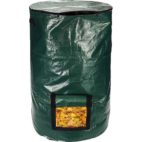 Mini composteur rapide Moderne pour Balcon,Sac de Compost Jardin,Petit Composteur Balcon,Composteur Appartement avec Couvercle fenêtre de Retrait du Compost (34gallon) (1/5)