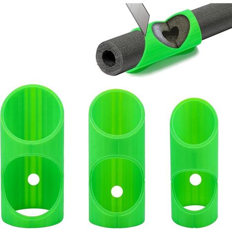 Coupeur De Tuyau En Mousse - Guide De Coupe Pour Isolation Tuyaux - Compatible Avec Manchons En Mousse - 3 Pièces (1/5)