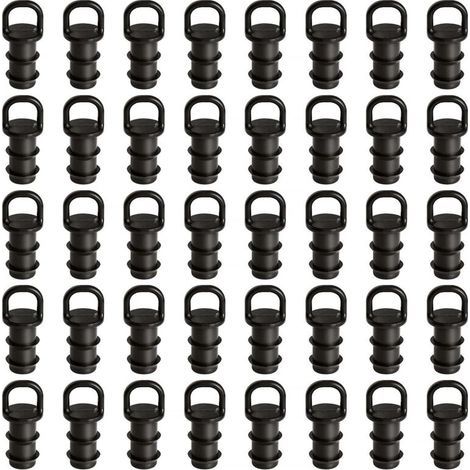 40 Pièces 16mm Raccords D'irrigation Goutte à Goutte, Bouchons D'extrémité D'irrigation Goutte à Goutte, Adaptateur Bouchons D'Irrigation Goutte, pour Système D'irrigation (1/5)