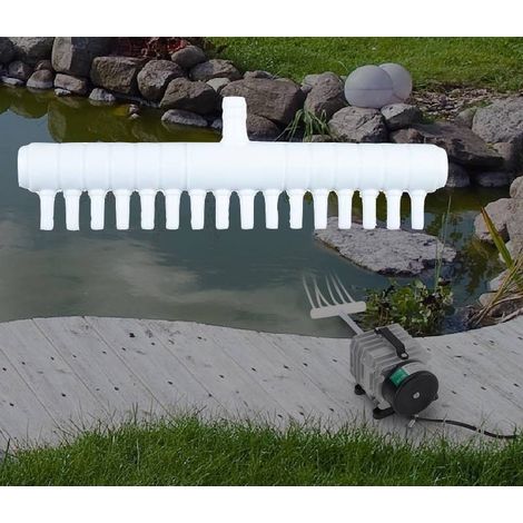 Multi Diviseur Plastique 16 Sorties Pour Aérateur & Pompe à Air Bassin & Aquarium (1/5)
