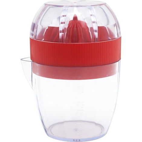 Presse-agrumes manuel en plastique avec couvercle pour citrons et citrons verts (couleur aléatoire) (1/5)