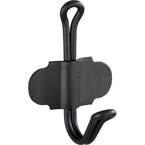 Wenko Wandhaken Nostalgie schwarz Haken