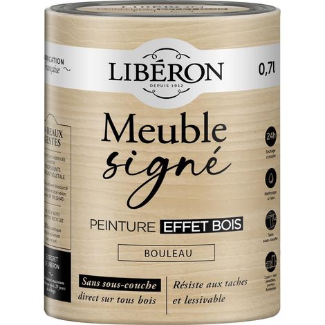 Peinture intérieur effet bois LIBERON Bouleau mat 700ML