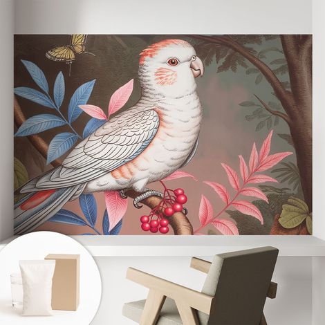 Tapete Vliestapete mit Kleber - Wanddekoration Wohnzimmer - Tapete Schlafzimmer Tropische Natur 104x70 cm (1/5)