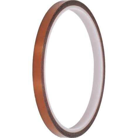 10 Stück Hochtemperatur-Klebeband, dunkelbraun, isolierend, Polyimid-Klebeband für Transformatoren, 5 mm (1/5)