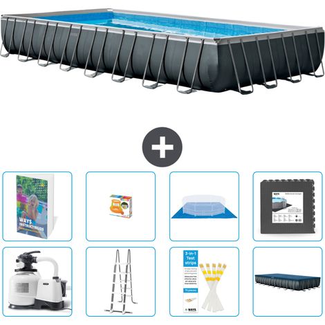 Ultra XTR Pool Rechteckig - 975x488x132 cm - 9-teilig S525