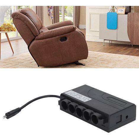 Lit électrique pour la maison avec ouvre-fenêtre électrique, télévision escamotable, lit médicalisé, moteur unique 2,4 GHz, télécommande sans fil, 1 à 4 moteurs DC29V (1/5)