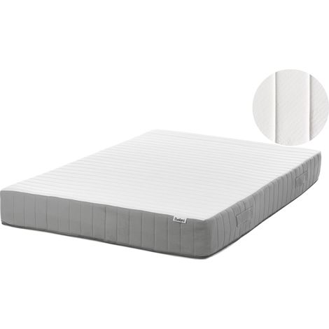 Materasso a molle insacchettate EU Matrimoniale con maniglie imbottitura in schiuma memory foam 120 x 200 cm Rigidità Media rivestimento rimovibile 7-Zone Cushy (1/5)