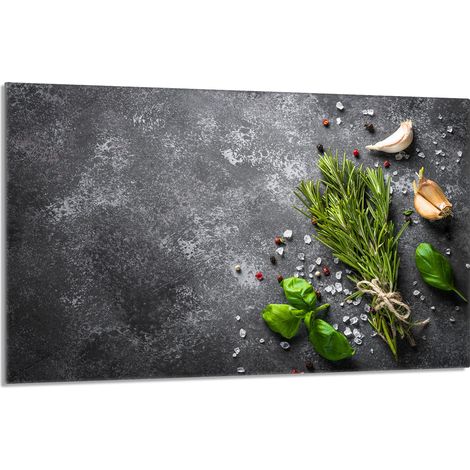 Glasschutzplatte für den Herd 80x52 Gewürze (1/5)