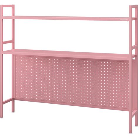 Metallaufsatz für Schreibtisch WENDY, 1150 x 980 x 220 mm, rosa