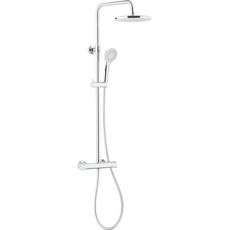 KFA Sistema de ducha Premium cromado con mezclador termostático
